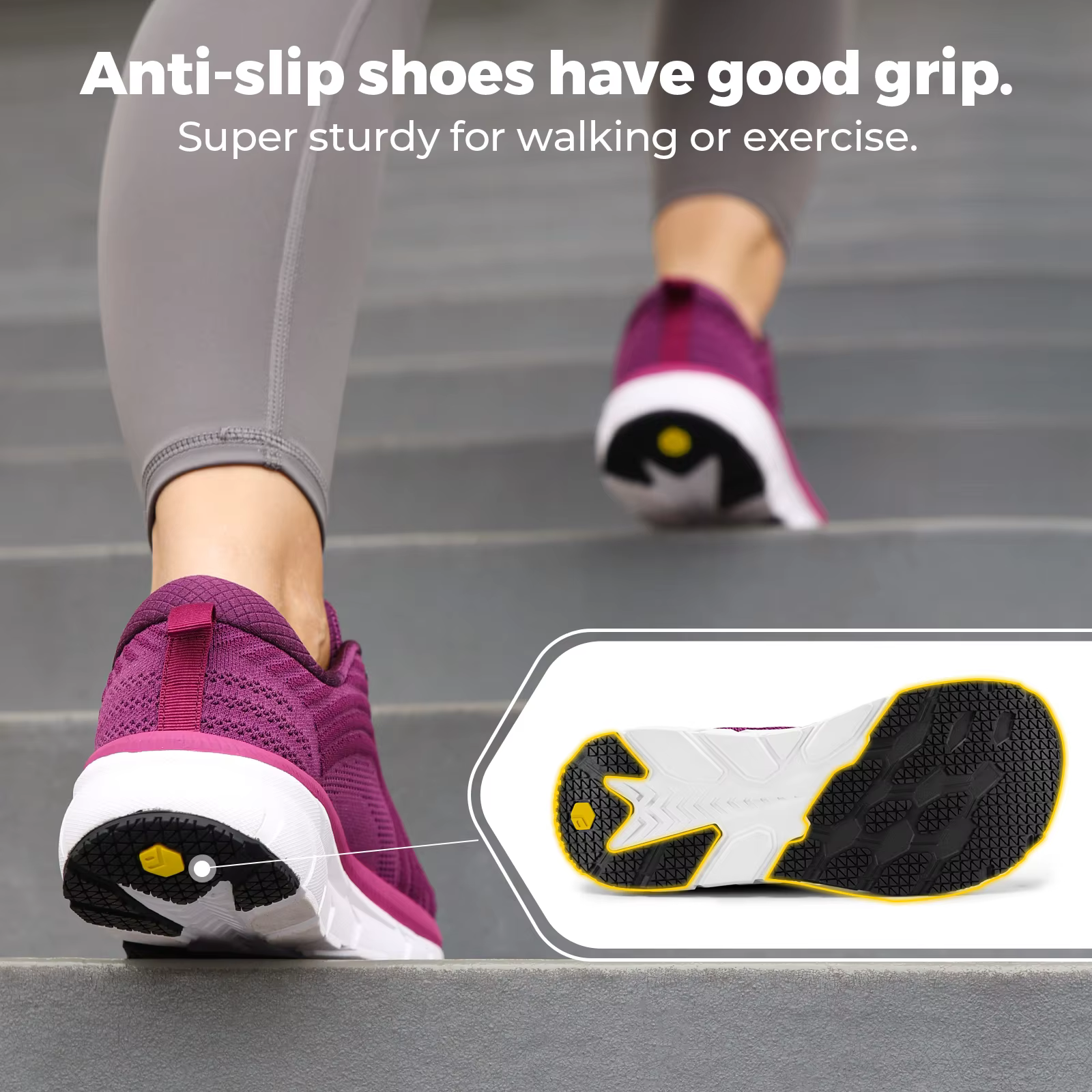 Chaussures FitVille à bout large pour femmes, respirantes, légères, pour pieds enflés, avec amorti p