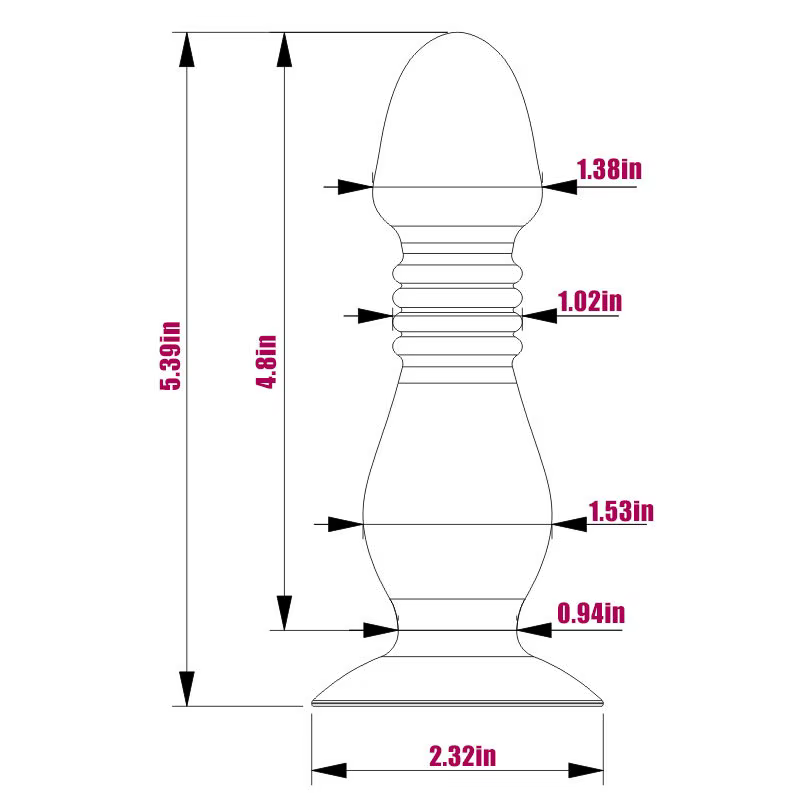 Vibromasseur avec ventouse, masseur anal de poussée, télécommande sans fil pour un plaisir étendu et