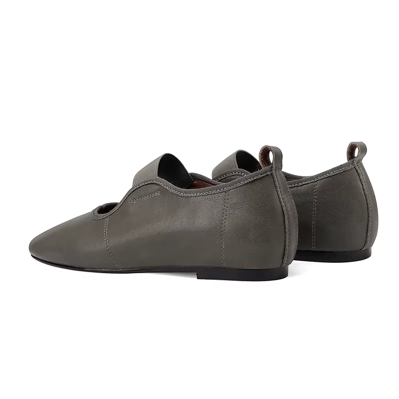 SmallHut nouveau 2026 tendance printemps en cuir véritable Mary Janes femmes chaussures plates bout