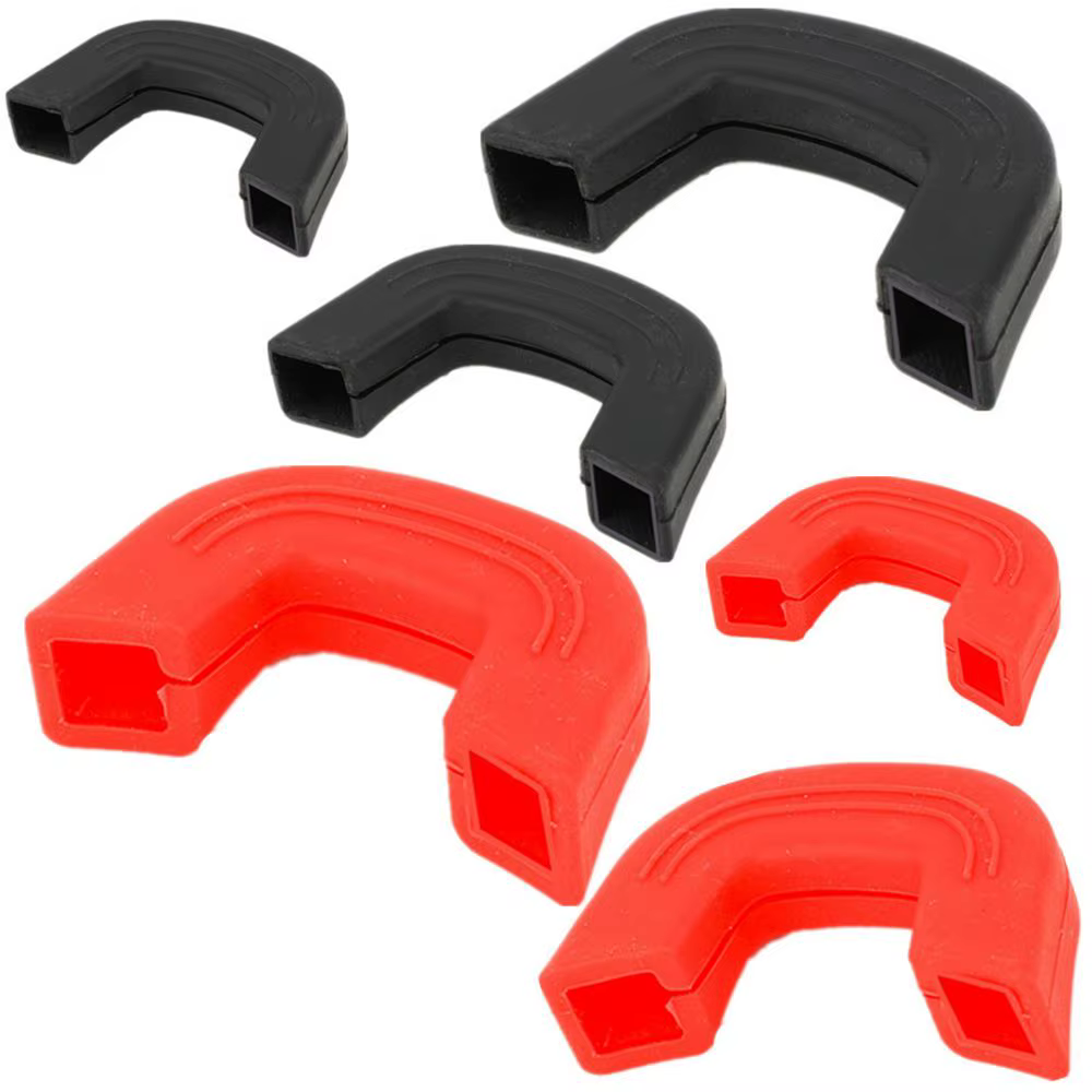 Couvercle de poignée de casserole en Silicone, Anti-brûlure, antidérapant, manchons de Clip d'oreill