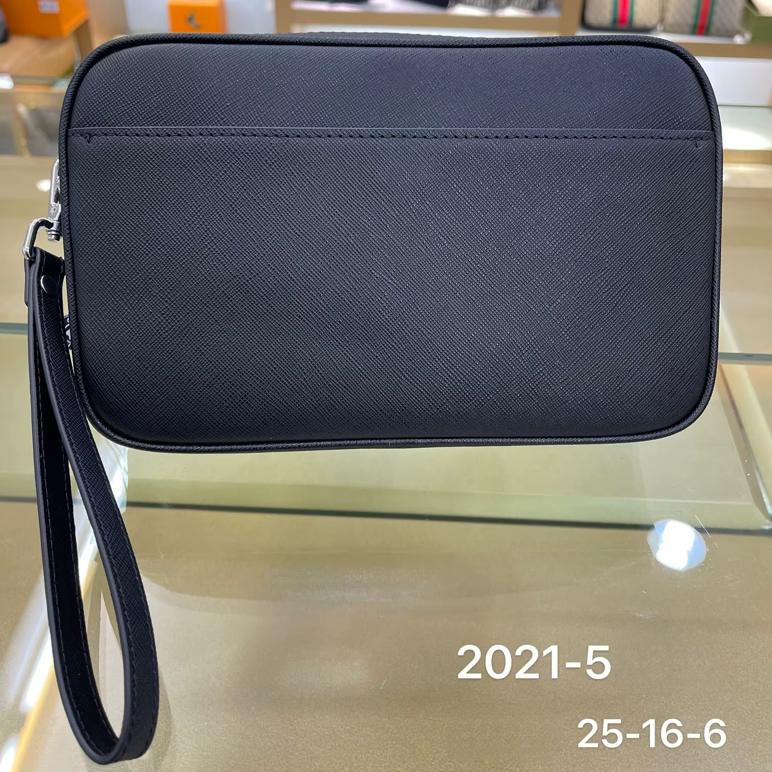 Sacs pour hommes de marque de luxe 2101-5, sacs à main en cuir faits à la main, motif signature espa