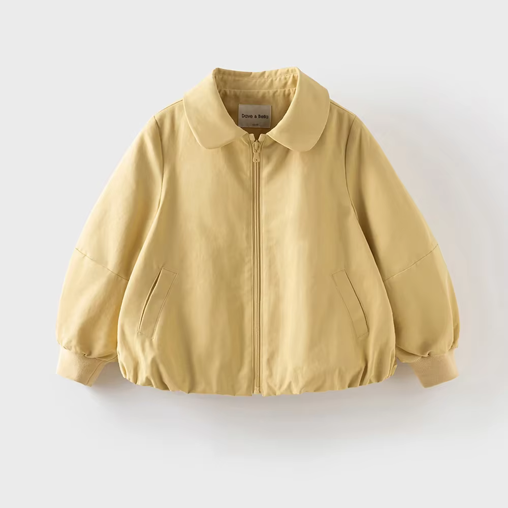 Dave Bella Gilrs printemps automne veste manteau pour enfants décontracté vêtements d'extérieur enfa