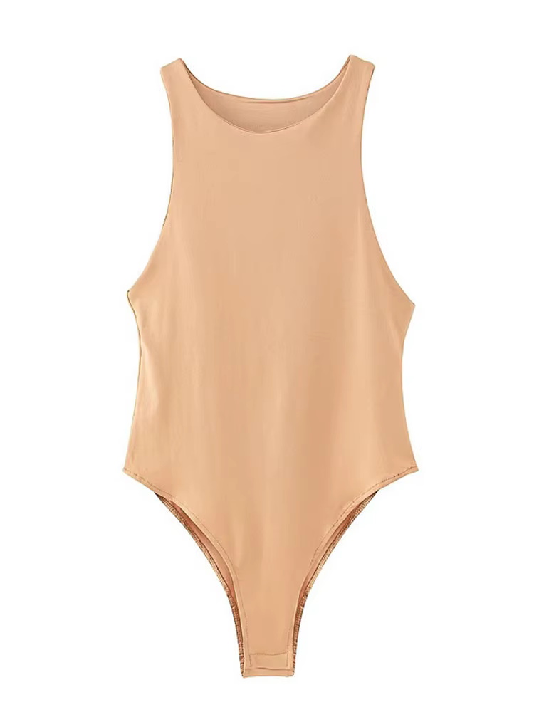 Été solide sexy moulante femmes body femme 4 couleur vert mince body décontracté chic dame club cour