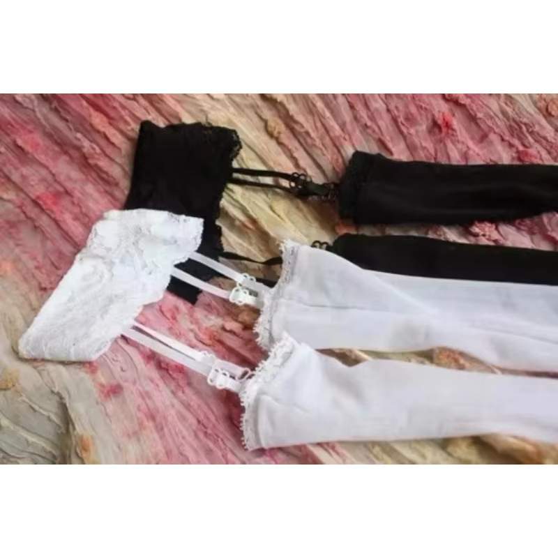 Vêtements de poupée BJD pour 1/4 1/3 SD MDD, chaussettes réglables, bas de bretelles en dentelle sex