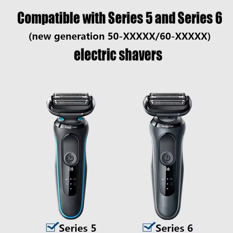 Lame de tête de rechange 52s pour rasoirs électriques Braun série 5, 5090/5190cc,5040/5140s,5030s,51