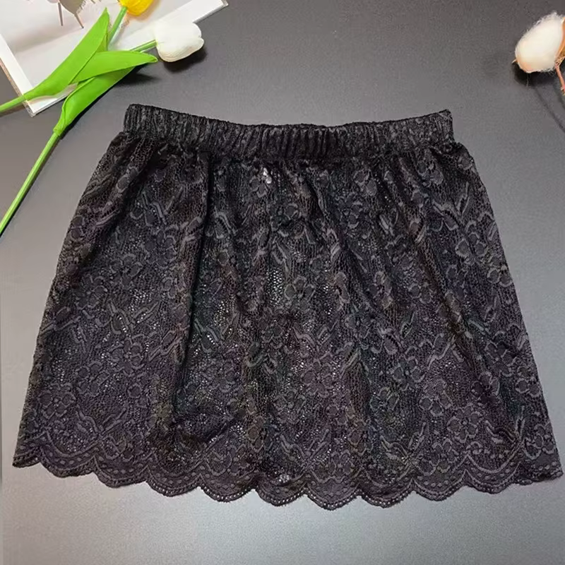 Jupe superposée en dentelle florale exquise, Style fille Mori japonais et coréen, demi-jupe superpos