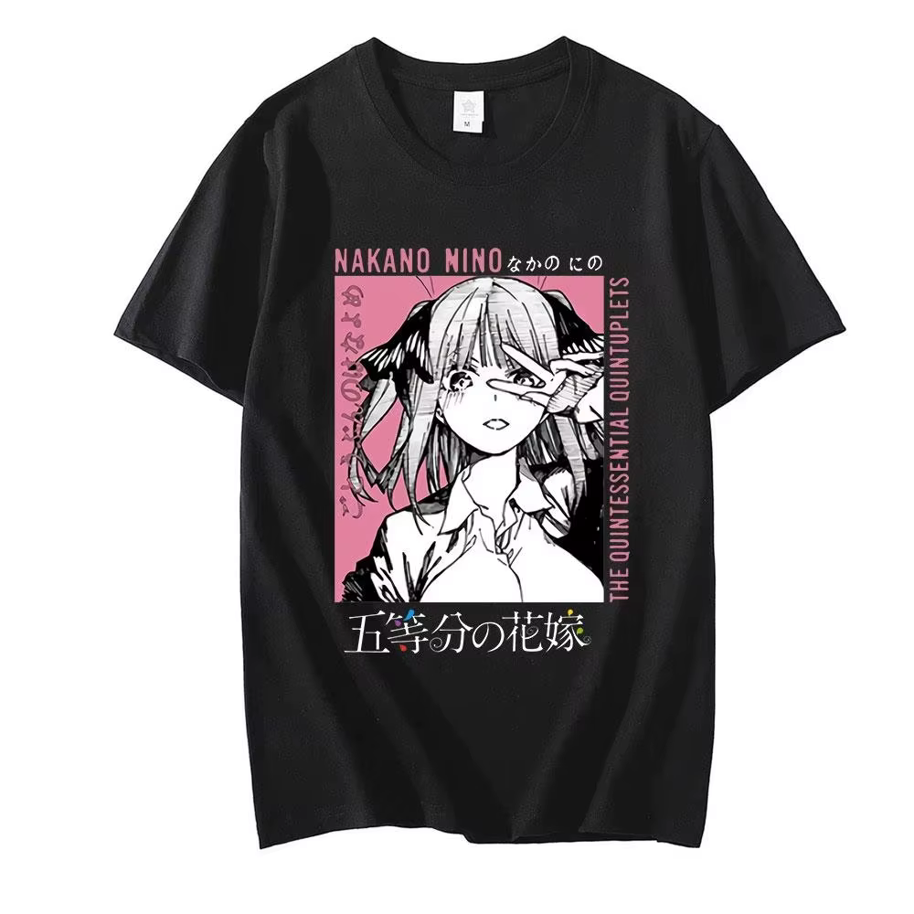 T-shirt unisexe en coton à manches courtes, style streetwear décontracté, The Quintessential Quintup