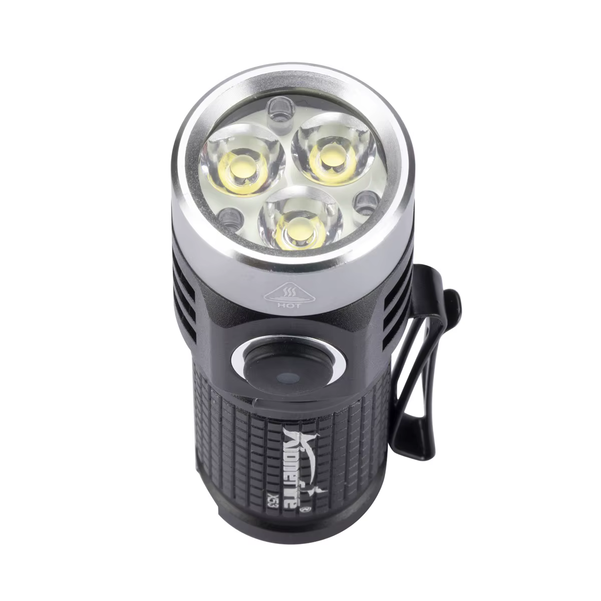 Lampe de poche aste portable, 3x LED lumineuses, lampe de poche à clip, lampe de nuit magnétique, ca