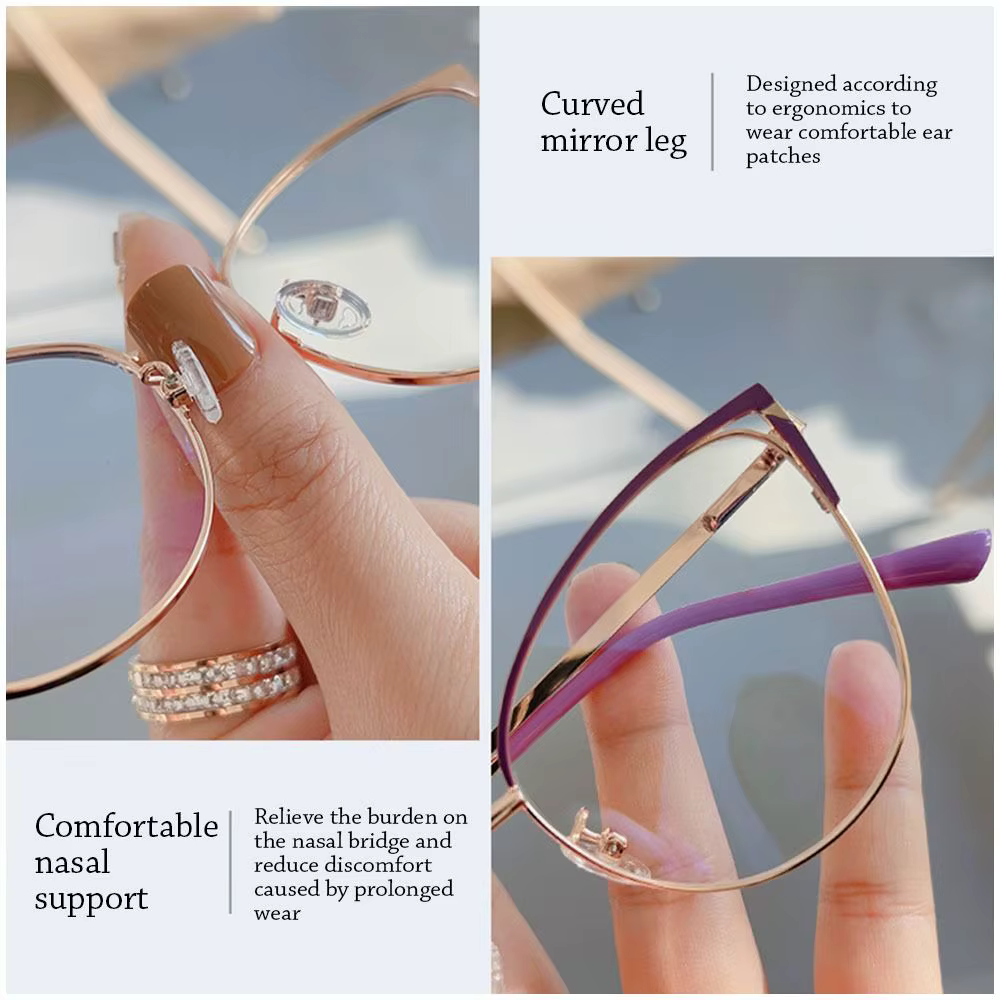Lunettes bloquant la lumière bleue pour femmes, lunettes optiques, Protection des yeux, lunettes d'o