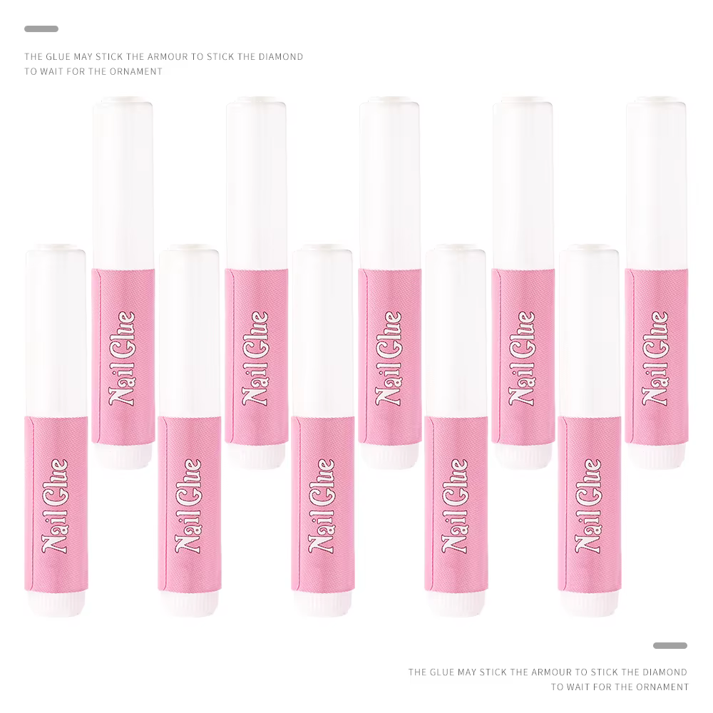 Colle acrylique pour faux ongles, 10 à 30 pièces, séchage rapide, Gel pour Extension rapide, strass 