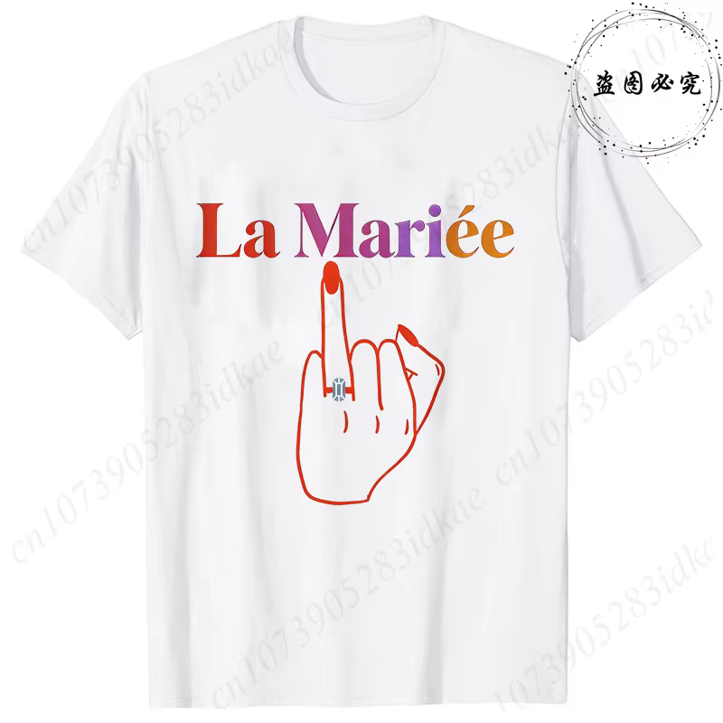 Hauts d'adieu simples pour filles françaises : t-shirts de mariée Future Bride Team, t-shirts imprim