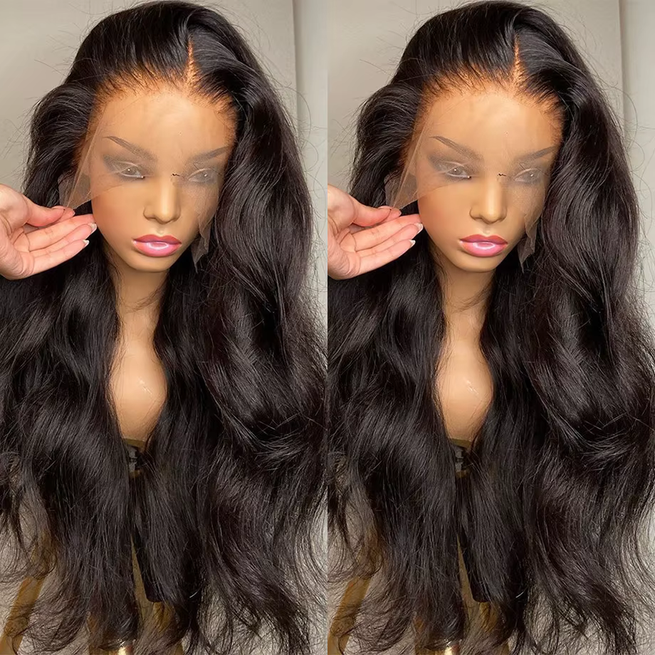 Perruque Lace Front Wig Body Wave 360 Naturelle, Cheveux Humains, 13x4, 13x6, HD, Closure 5x5, 30 32