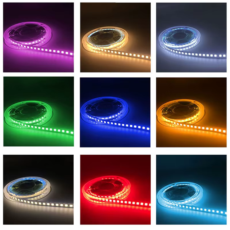 Bande lumineuse LED AC 220V 2835 1-20m 120LED s/m, haute luminosité 220V, blanc/blanc chaud/blanc na