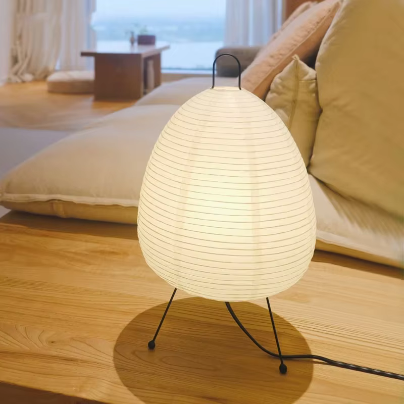 LED lampe de Table moderne minimaliste main berceau Xuan papier pour salon étude chambre hôtel intér