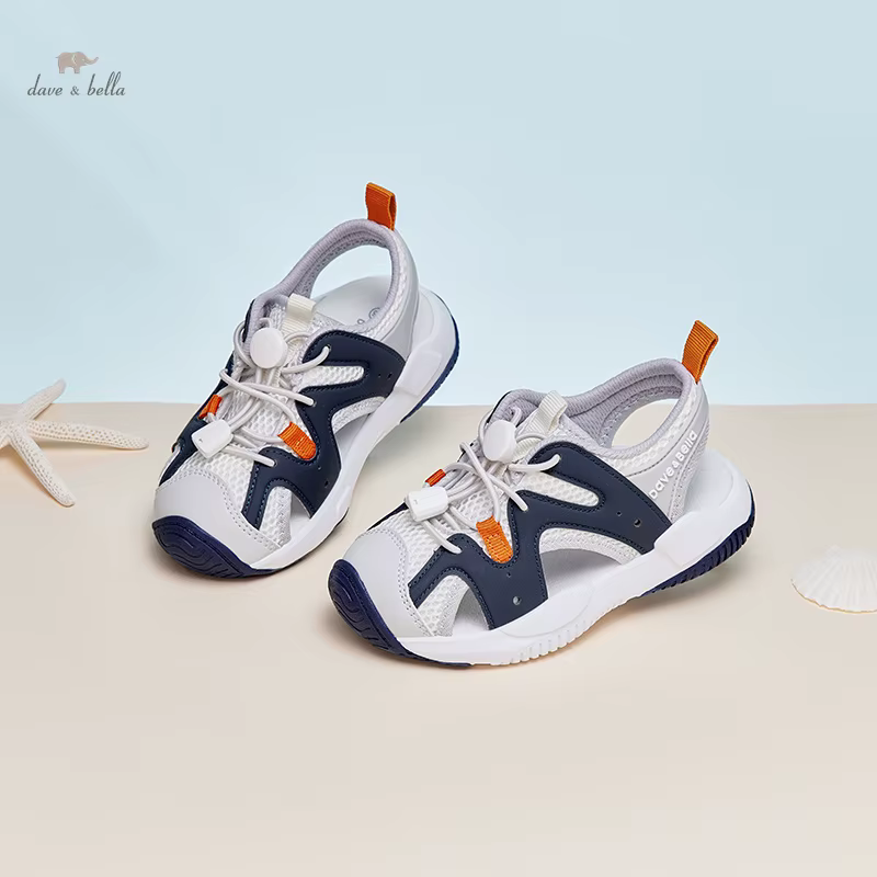 Dave Bella marque 2025 chaussures de plage d'été enfants sandales pour tout-petits enfants chaussure