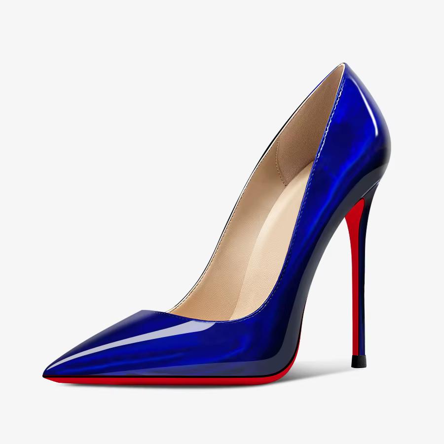 2025 nouveau laser argent 12 cm sexy bouche peu profonde talons super hauts pour les femmes, talons