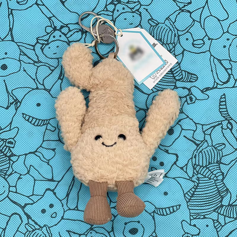 JELLYCAT Porte-clés en peluche ballon de golf, Porte-clés Capybara, Jouet en peluche ballon de volle