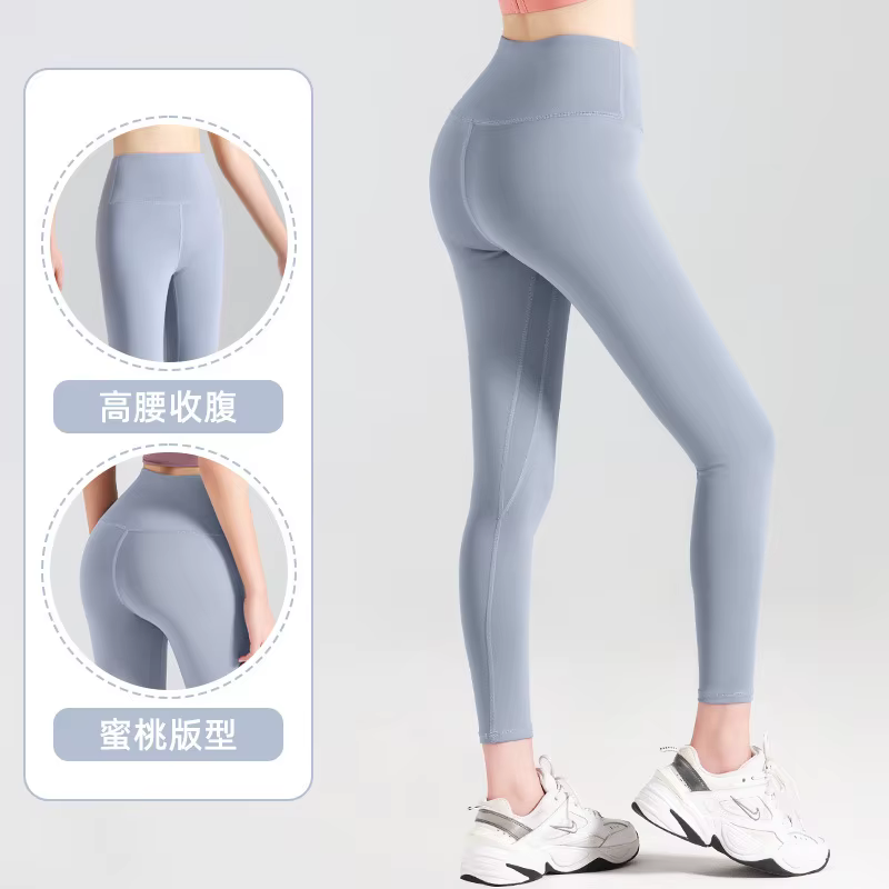TUNIControl-Pantalon de yoga taille haute pour femme, legging de sport, collants d'entraînement Runf