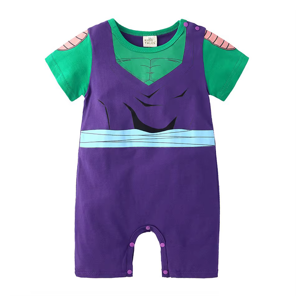 Bébé garçon vêtements enfant en bas âge barboteuse Babysuit nouveau-né Anime Zoro été T-shirt vêteme