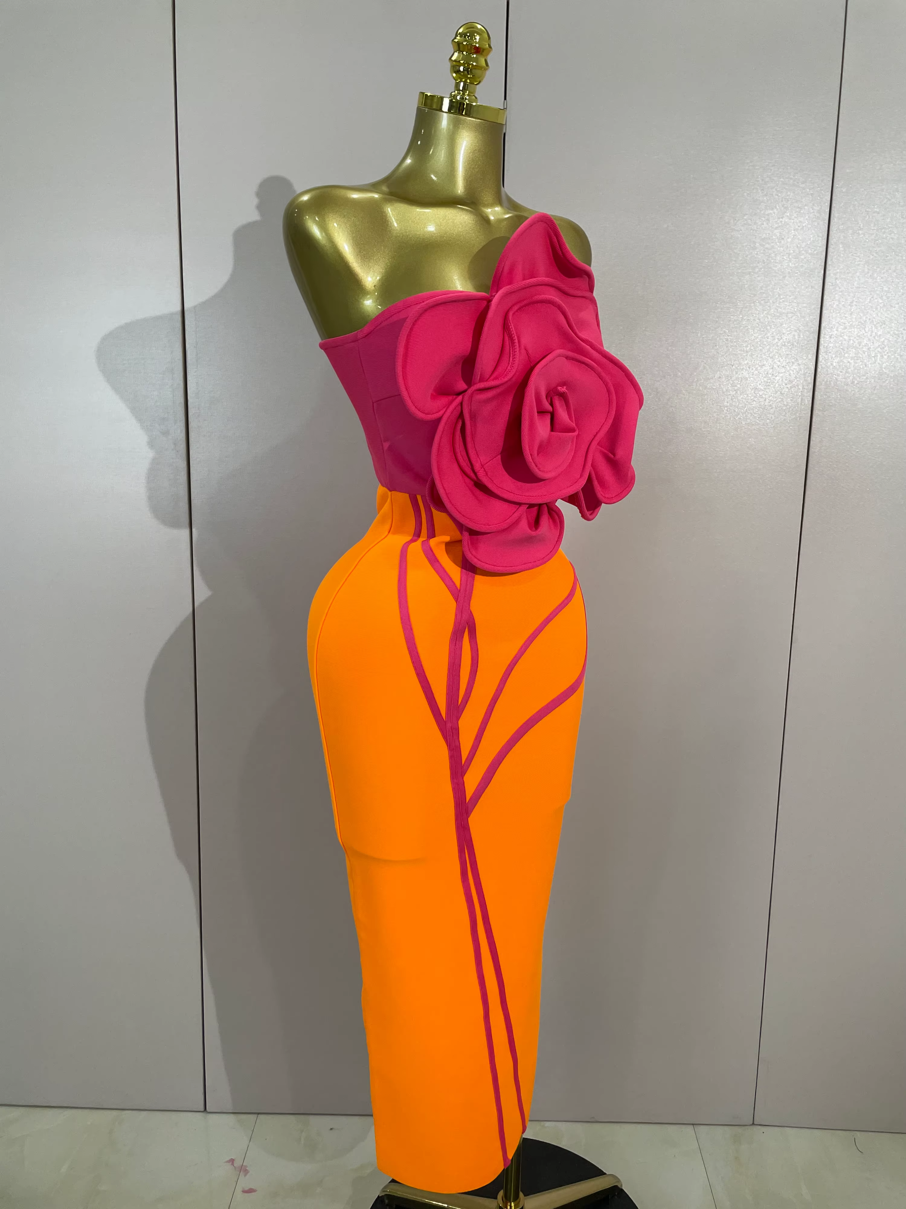 Robe longue de soirée élégante et luxueuse pour femme, style célébrité, pour club, fête, anniversair