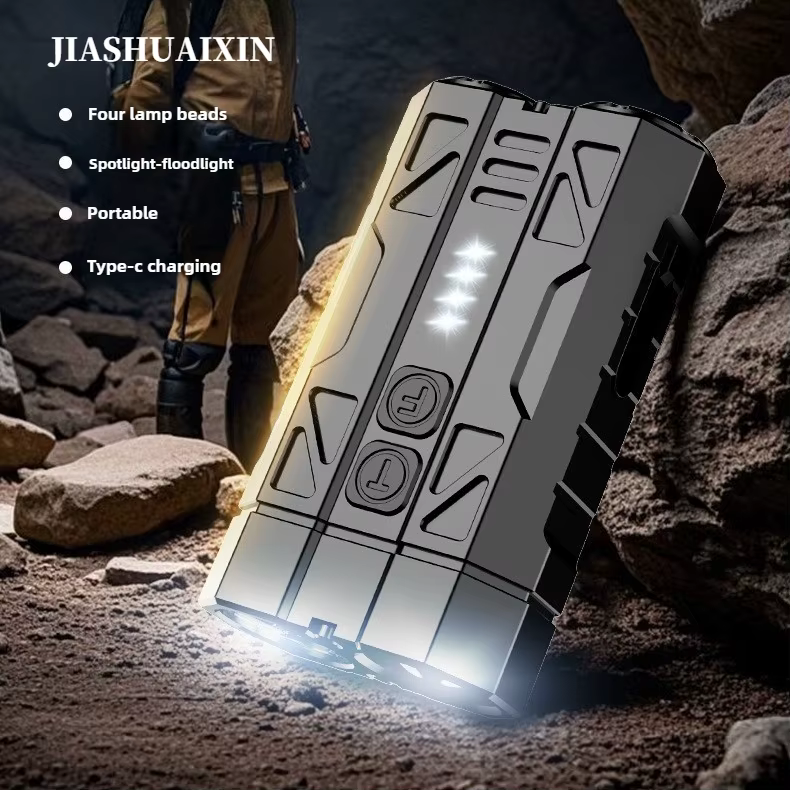 JIASHUAIXIN – lampe de poche multifonction EDC haute performance en alliage d'aluminium, portable, d