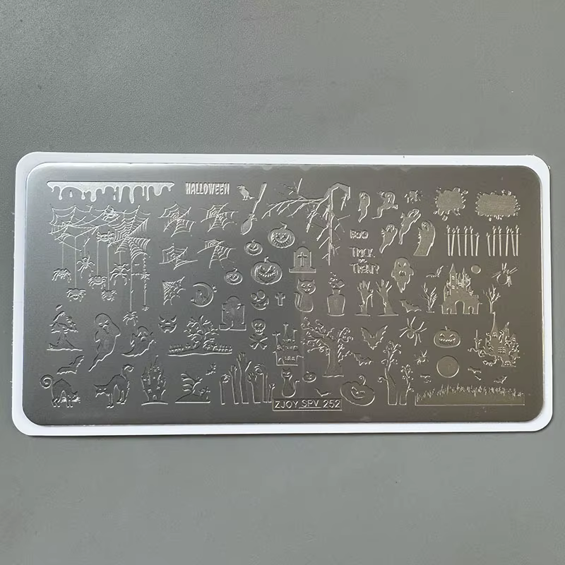 XMQ STAMPING NAIL PLATES CRUCIFIX TEMPLATES HALLOWEEN IMAGEPLATE