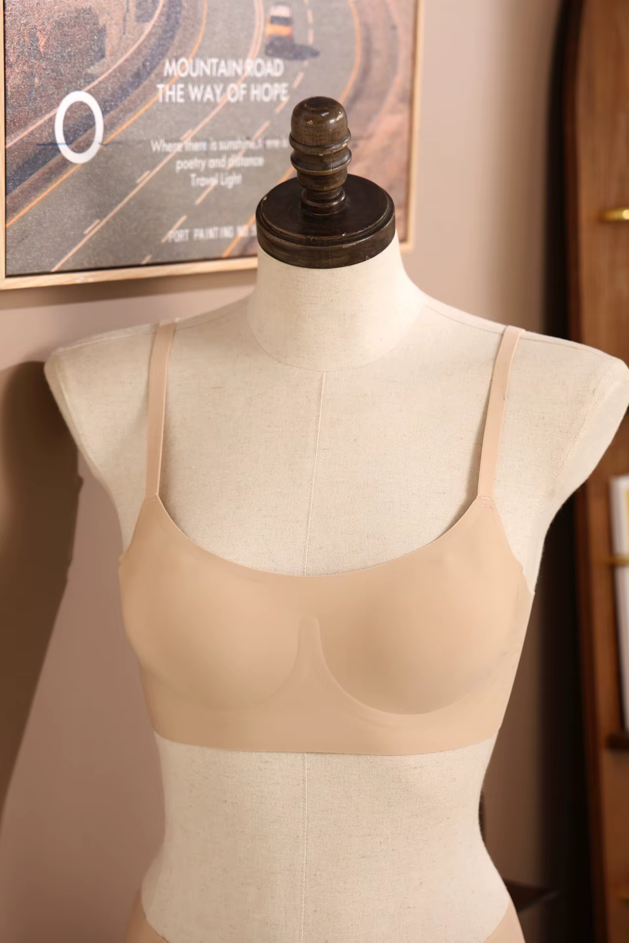 Soutien-gorge en gel sans bretelles, sans coutures, avec effet push-up