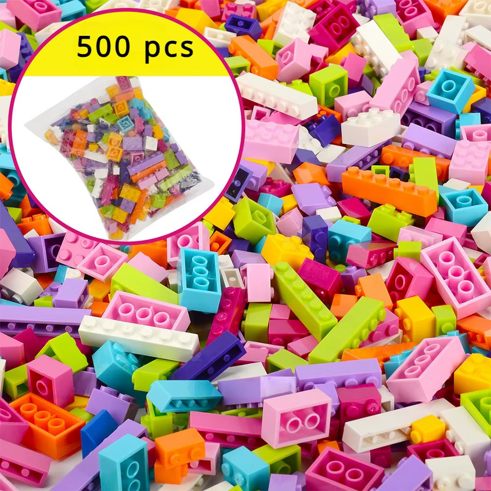Bricolage blocs de construction créatifs grand ensemble ville blocs de construction classiques assem