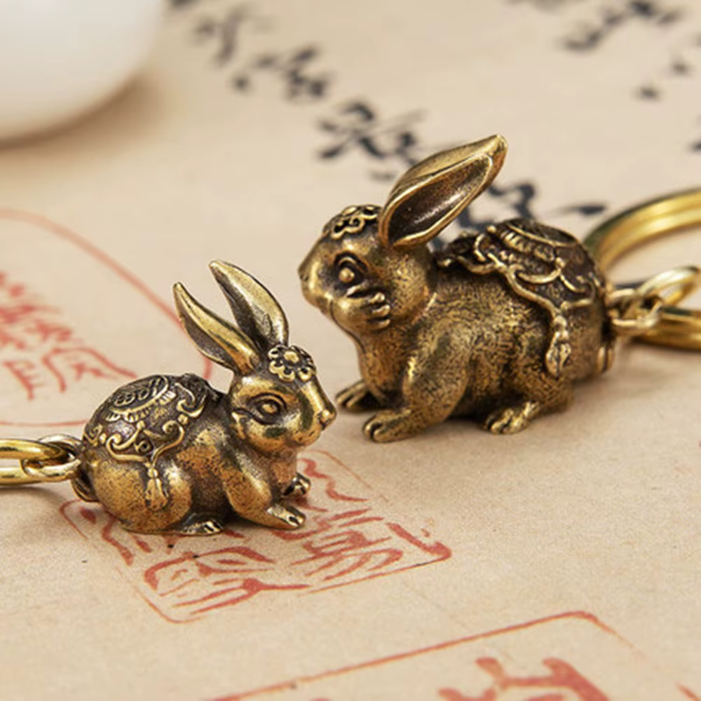 Statue d'animal en laiton jetable, ornement du zodiaque chinois, rat, bœuf, tigre, lapin, dragon, sa