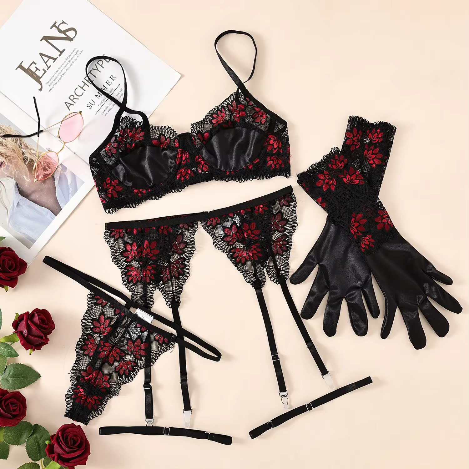 Tornova Lingeries Femmes Lingerie Sexy Promotion Ensemble de sous-vêtements féminins pour femmes Ens