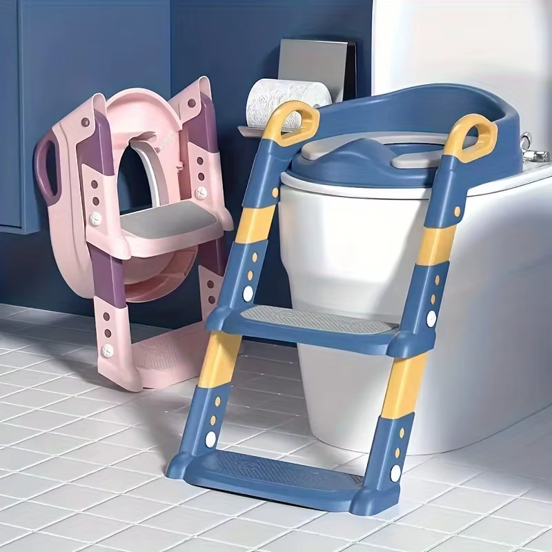 Marchepied Pliable pour Enfants, Toilette pour Enfants, Pot Pliant, Siège d'Entraînement avec Marche