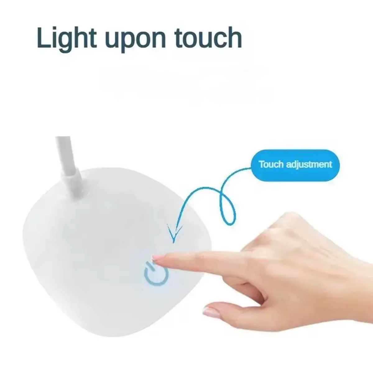 Lampe de bureau Portable Rechargeable par USB, tactile, 3 Modes de gradation, Protection des yeux, p
