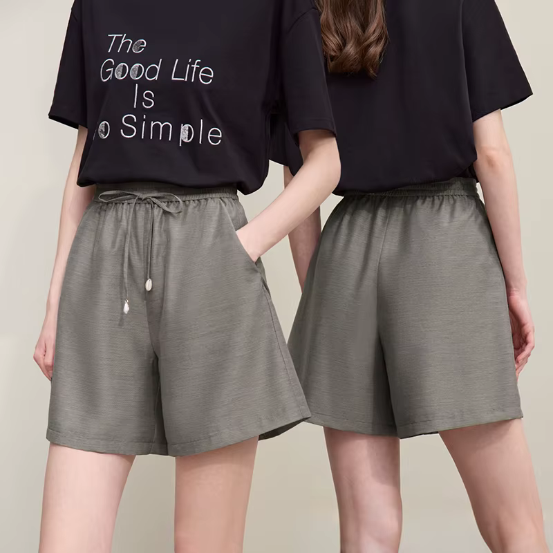 Chemises décontractées pour femmes Amii, Nouvelle collection été 2026, Style vacances, Ensemble shor