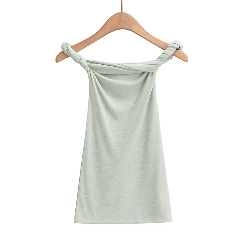 T-shirt à manches courtes et épaules dénudées pour femme, haut froncé, col slash, blanc, rose, kawai