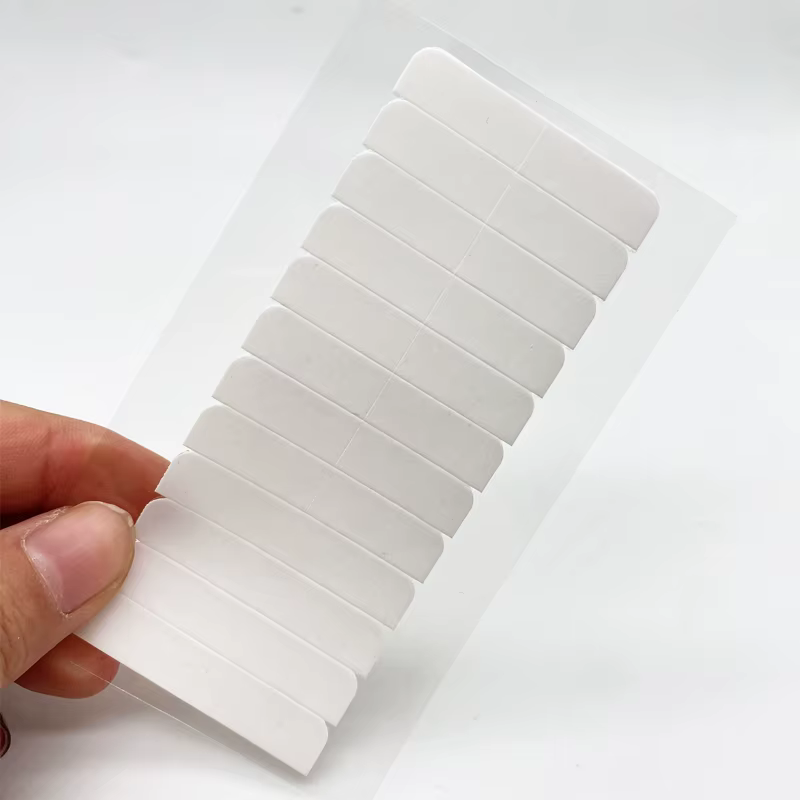 120 onglets/lots 10 feuilles 0.8 cm * 4 cm ruban adhésif blanc sans brillance ruban étanche pour ext