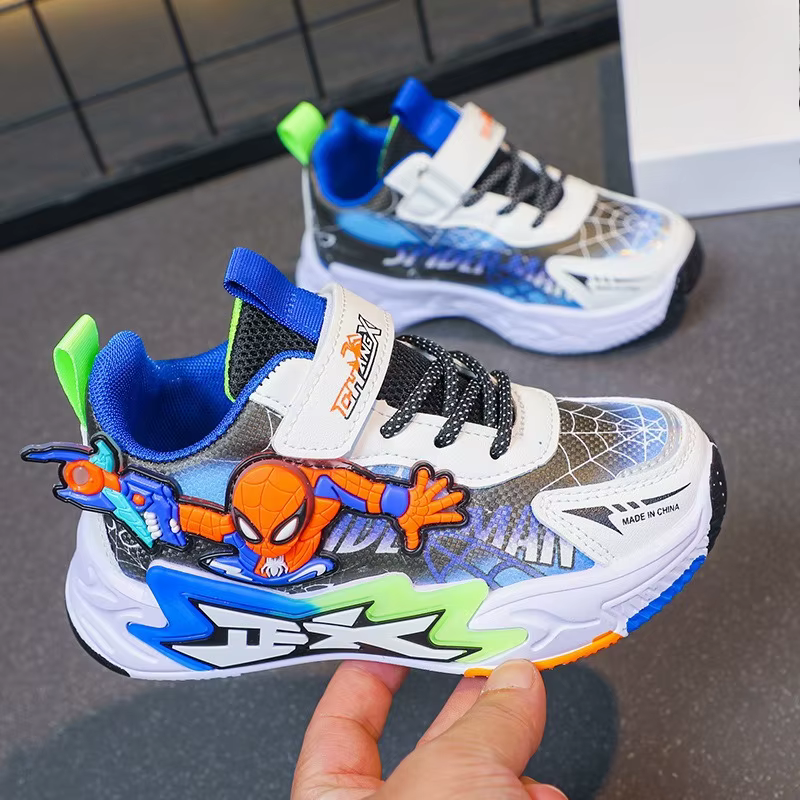 Baskets en maille Spider-Man pour garçons, collection Printemps-Automne 2026, chaussures de course l