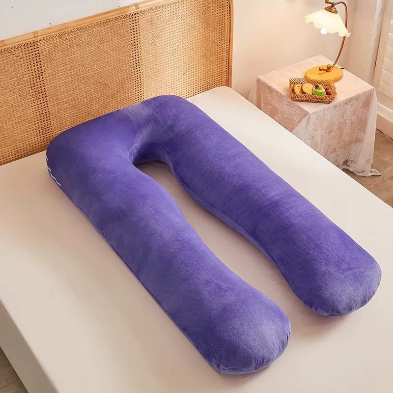 Oreiller de grossesse, oreiller de soutien du dos pour femmes enceintes, oreiller multifonctionnel e