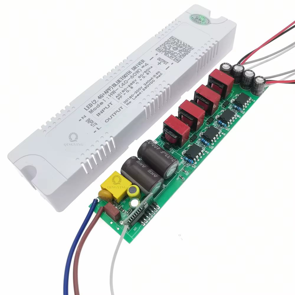 Pilote de gradation intelligent avec télécommande RF, AC220V, 2.4G, 18-40W, 36-50W, 40-60W, 50-72W,