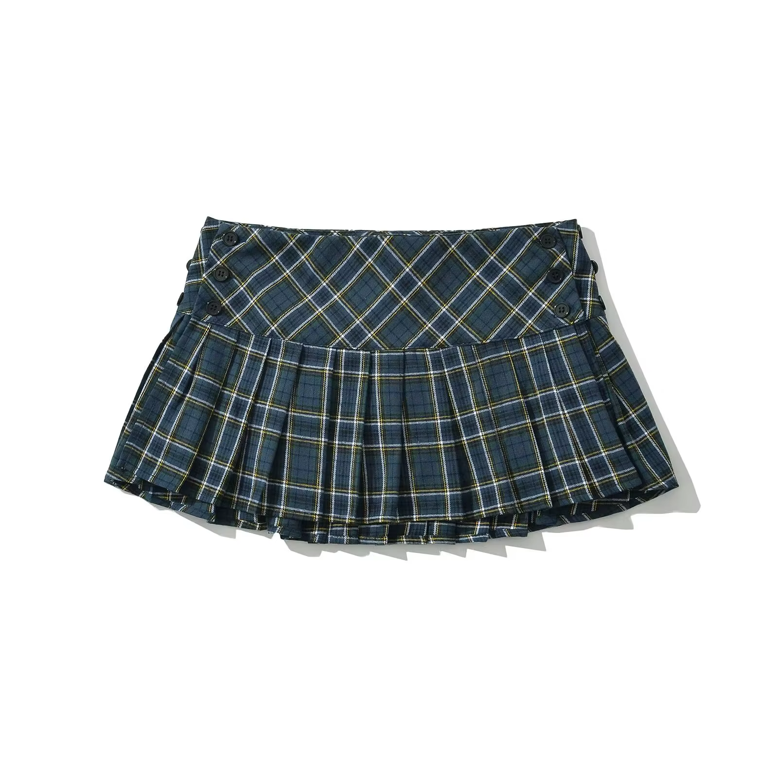 Mini jupes d'été pour femmes, vintage, mode coréenne, jupes à carreaux pour femmes y2k, jupes plissé