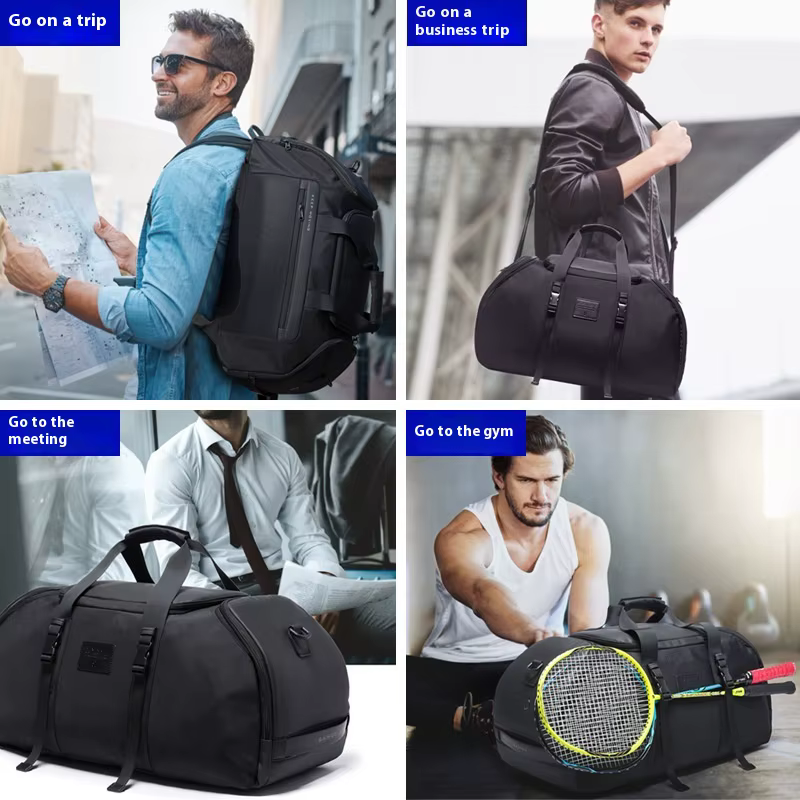 BANGE sac de sport pour hommes valise multifonction sac à dos grand étanche Anti-taches hommes sac d