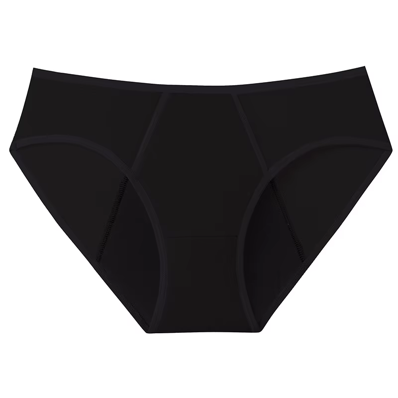 Culotte menstruelle rose pour femmes, sous-vêtements d'hygiène physiologique pour filles, 4 couches,