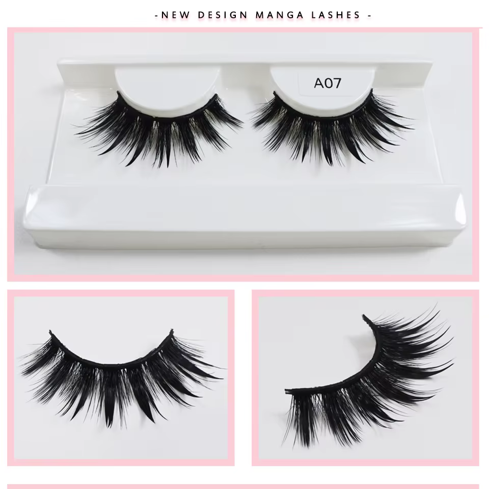 RED SIREN – faux-cils en Manga mouillés, longs, épais, naturels, à la mode, maquillage coréen, nouve