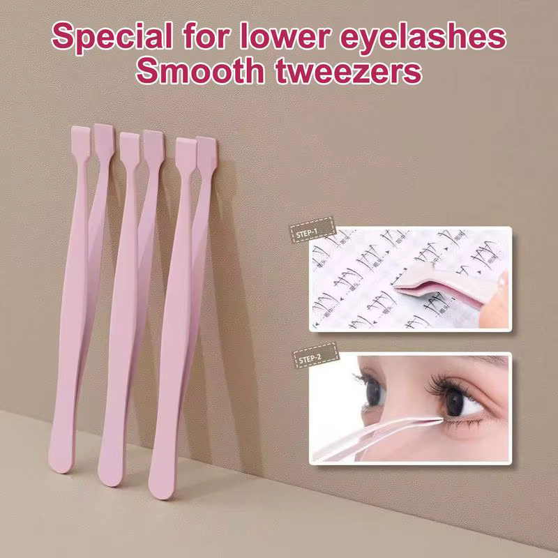 Outil de maquillage professionnel précis, outil applicateur de cils, grappe de cils, pincettes appli