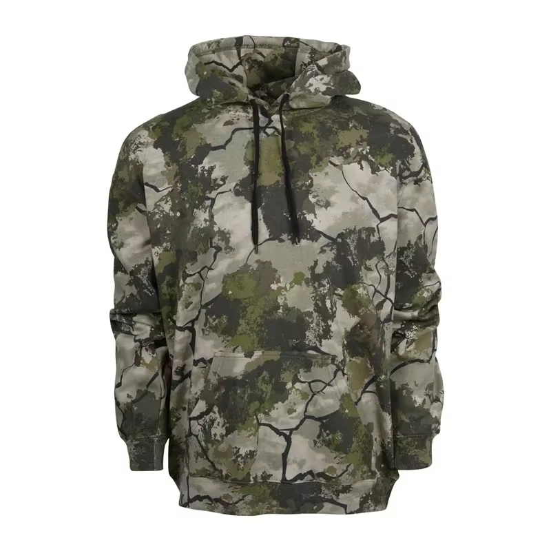 Sweat à capuche graphique camouflage chasse de cerf pour hommes, vêtements 3D Hunter forêt imprimé c