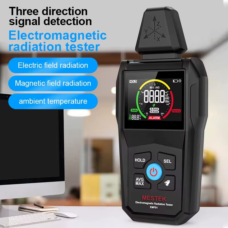 Détecteur de rayonnement électromagnétique EMF01, compteur EMF de haute précision, Instrument de mes