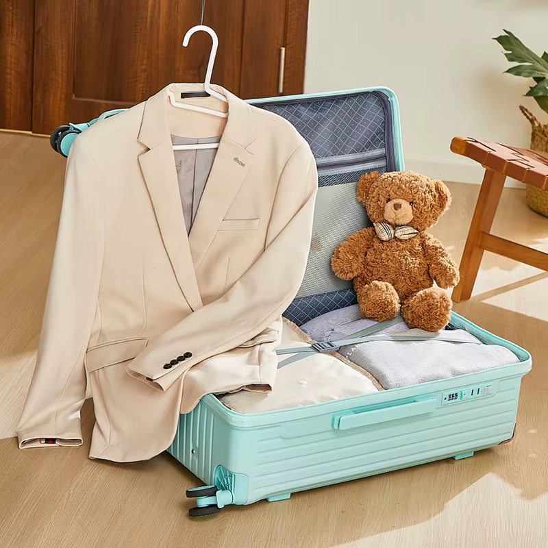 Bagage roulant de grande capacité de 20 à 26 pouces, avec porte-gobelet, sac de voyage, support de t
