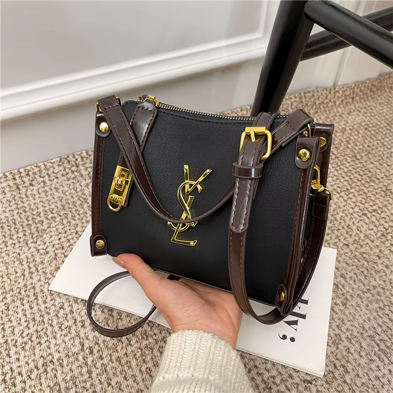 Nouveau Sac Bandoulière Carré Rétro Mini Style Coréen 2026, Sac à Main Texturé avec Poignée Supérieu