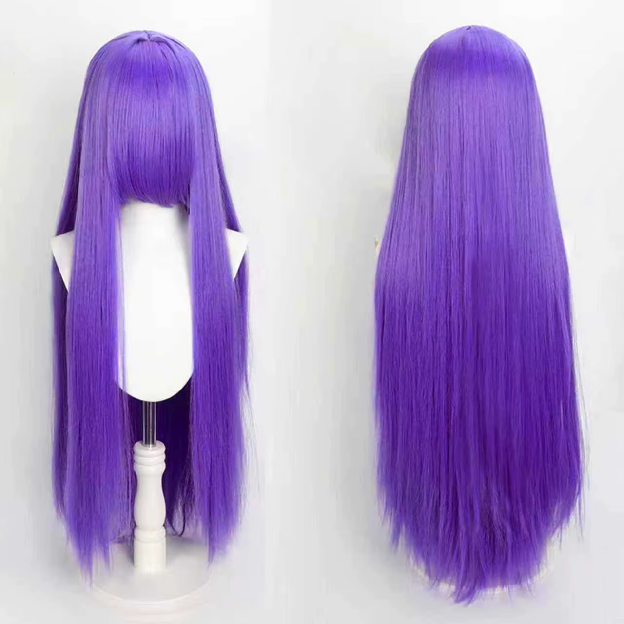 Perruque colorée longue de 100cm, perruques de fête pour Costume de Cosplay Anime, perruque synthéti