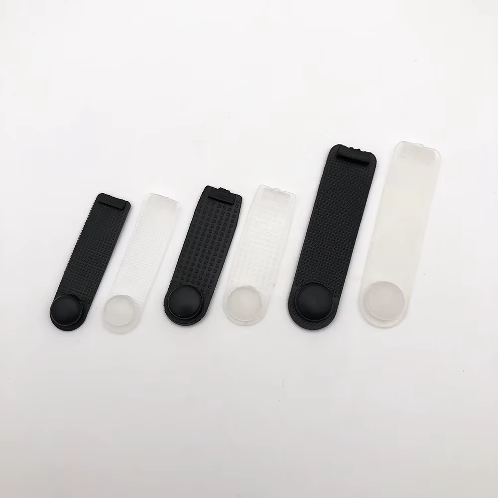 Pièces de rechange en plastique, Clips de jarretelles, réparation de Film, boucle Susp, caoutchouc T