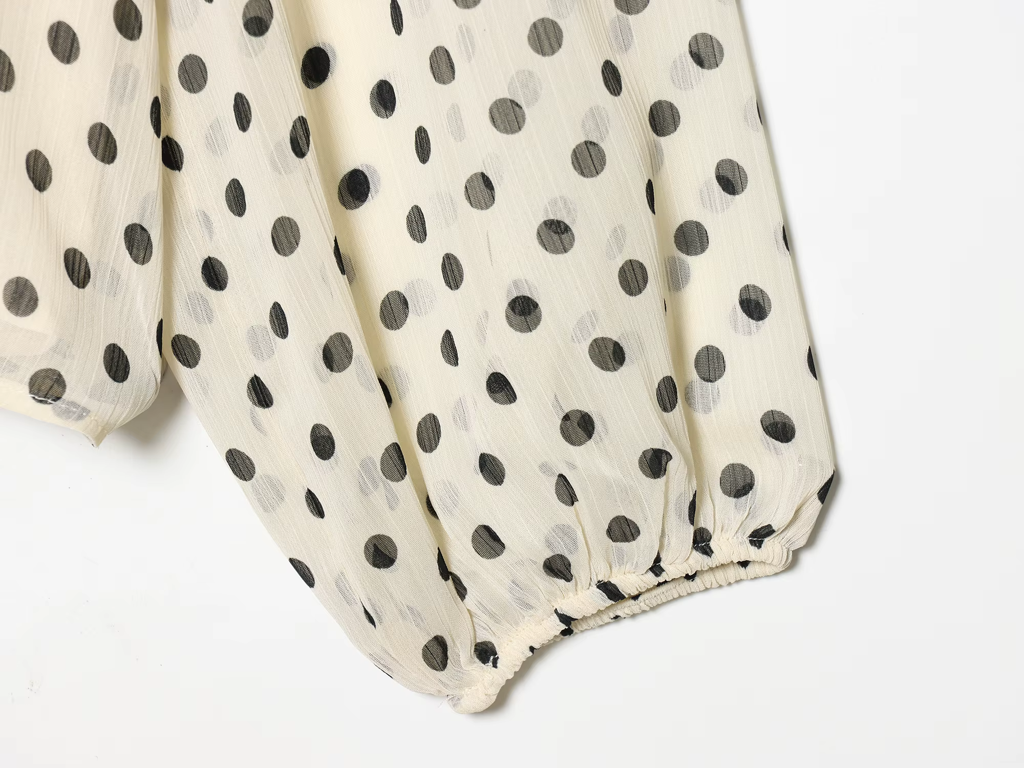KONDALA femmes à la mode à pois Blouse noeud papillon col rond chemise nouvelle mode 2026 printemps 